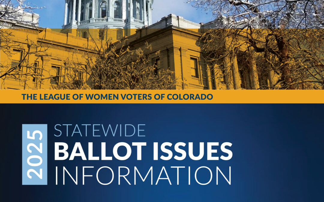 2025 Statewide Ballot Issues