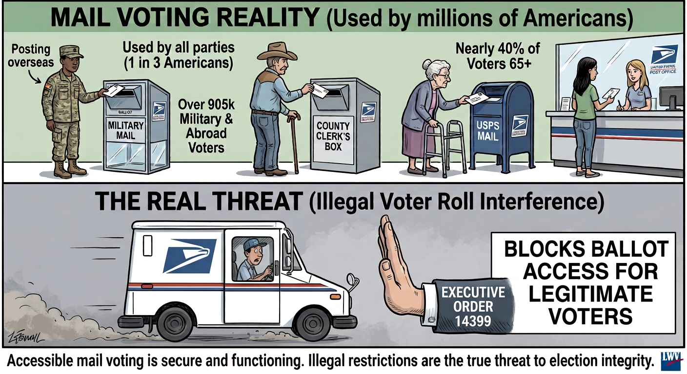 Mail-in voting is threatened